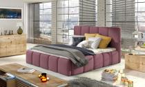 ELTAP POSTEL EDVIGE + DREVENY KARKAS 140X200, MAT VELVET 63, PINK, 22649