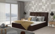 ELTAP INGE 140X200 + KOVOVY STOJAN/PODSTAVEC/KONTAJNER, SOFT 66, DARK BROWN, 26756