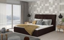 ELTAP INGE 180X200 + KOVOVY STOJAN/PODSTAVEC/KONTAJNER, SAWANA 26, DARK BROWN, 26726