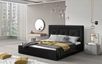 ELTAP CLOE 200X200 DREVENY KARKAS, MAT VELVET 99, BLACK, 23869