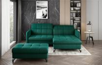 ELTAP ROHOVY LORELLE + POUF, MONOLITH 37, DARK GREEN, RIGHT, 27608