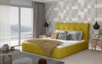 ELTAP INGE 160X200 + DREVENY KARKAS, OMEGA 68, YELLOW, 26697