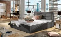 ELTAP ROSANO 160X200 + DREVENY KARKAS, JASMINE 96, DARK GRAY, 62510