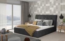 ELTAP INGE 180X200 + KOVOVY STOJAN/PODSTAVEC/KONTAJNER, DORA 96, DARK GRAY, 26622