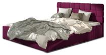 ELTAP GRAND 140X200 + KOVOVY STOJAN/PODSTAVEC/KONTAJNER, MAT VELVET 68, DARK PURPLE, 26398