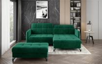 ELTAP ROHOVY LORELLE + POUF, KRONOS 19, DARK GREEN, RIGHT, 27607