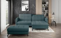 ELTAP ROHOVY LORELLE + POUF, GRANDE 75, BLUE, RIGHT, 27621