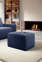 ELTAP SILLA PUF, SAVOI 40, DARK BLUE, 29855