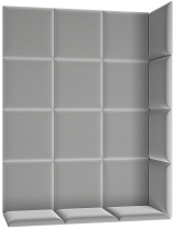 ELTAP QUADRATTA 120X160, MONOLITH 84, GRAY, 30344