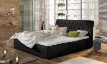 ELTAP MILANO 180X200 + DREVENY KARKAS, SOFT 11, BLACK, 28248