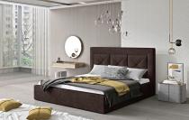 ELTAP CLOE 140X200 STELAZ Z KOVU./PLYNOVY ZDVIHAC/KONT, DORA 28, DARK BROWN, 23774