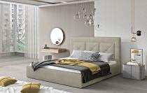 ELTAP CLOE 160X200 DREVENY KARKAS, PAROS 02, BEIGE, 23891