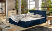 ELTAP BELLUNO 140X200 DREVENY KARKAS, KRONOS 09, DARK BLUE, 22829