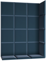 ELTAP QUADRATTA 120X160, MONOLITH 76, BLUE, 30341