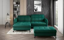 ELTAP ROHOVY LORELLE + POUF, MONOLITH 37, DARK GREEN, LEFT, 27580