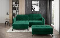 ELTAP ROHOVY LORELLE + POUF, KRONOS 19, DARK GREEN, LEFT, 27579