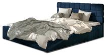 ELTAP GRAND 160X200 + KOVOVY STOJAN/PODSTAVEC/KONTAJNER, KRONOS 09, DARK BLUE, 26407