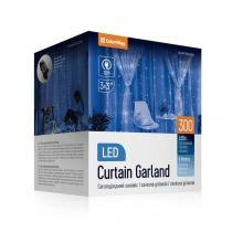 COLORWAY LED GIRLANDA/ VNUTORNE/300LED/DLZKA 3 X 3M/MODRA/ AC 220V (CW-GW-300L33VBL)