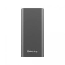 COLORWAY POWER BANK 20 000 MAH FULL (USB QC3.0 + USB-C POWER DELIVERY 22.5W) GRAY (CW-PB200LPH3GR-PD