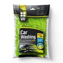 COLORWAY MICROFIBER MITT FOR WASHING AND POLISHING CARS, DOUBLE-SIDED CW-2417 (CW-2417)