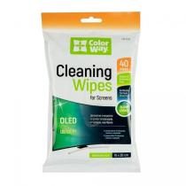 COLORWAY CLEANING WIPES FOR LCD TFT 40PCS CW-1074 (CW-1074)