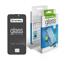 COLORWAY FULL GLUE GLASS 9H FC GLUE ANTI-SPY APPLE IPHONE 15 BLACK (CW-GSFGASAI15-BK)