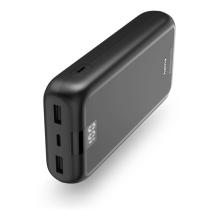 HAMA 201710 PERFORMANCE 20, POWERBANKA 20000 MAH, 3 A, VYSTUP: 1X USB-C, 2X USB-A, LED DISPLEJ