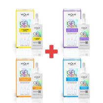 VIOLA GEL VITAMIN MULTIVIT. COMPLEX + CHRUPAVKY & KLBY COMPLEX + MAGNEZIUM + B6 + C-VITAMIN + SIPKA