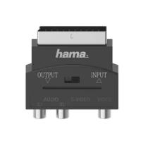 HAMA 205268 REDUKCIA SCART NA 3 CINCH AV + S-VIDEO, IN/OUT