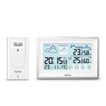 HAMA 222228 BAHAMAS, METEOSTANICA, BEZDROTOVY SENZOR, BATERIE, BIELA vystavený kus