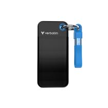 VERBATIM EXTERNY SSD 1 TB POCKET USB3.2 GEN 2, CIERNA/MODRA