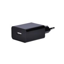 SOLIGHT DC47 USB NABIJACI ADAPTER, 1X USB, 2400MA, AC 230V, CIERNY