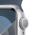 APPLE WATCH SERIES 9 GPS 41MM SILVER ALUMINIUM CASE WITH STORM BLUE SPORT BAND - S/M, MR903QC/A