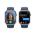 APPLE WATCH SERIES 9 GPS 45MM SILVER ALUMINIUM CASE WITH STORM BLUE SPORT BAND - S/M, MR9D3QC/A