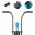 CAPITAL SPORTS STORMSTRIKE 2K, CIERNY, CROSSTRENER, ERGOMETER, DO 120 KG, 10030433