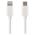 EMOS SM7015W NABIJACI A DATOVY KABEL USB-C 2.0/ LIGHTNING MFI, 1 M, BIELY