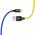 COLORWAY KABEL USB APPLE LIGHTNING, NATIONAL, 2.4A 1M, MODRO-ZLTY (CW-CBUL052-BLY)