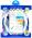 BUDDYPHONES INFLIGHT DETSKE SLUCHADLA S ADAPTEROM DO LIETADLA, MODRE, BP-IF-BLUE-01-K
