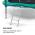 KLARFIT JUMPSTARTER, TRAMPOLINA, 2,5 M O, SIET, 120 KG MAX., TMAVOZELENA, 10034798