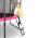KLARFIT ROCKETGIRL 430, 430 CM TRAMPOLINA, VNUTORNA BEZPECNOSTNA SIET, SIROKY REBRIK,RUZOVA,10027934