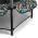 KLARFIT ROCKETKID 5, 140 CM TRAMPOLINA, BEZPECNOSTNA SIET, BUNGEE PRUZENIE, KVETOVY VZOR, 10028958
