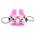 KLARFIT STEPPER POWERSTEPS, BIELO-RUZOVY, 10009707