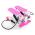 KLARFIT STEPPER POWERSTEPS, BIELO-RUZOVY, 10009707