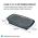 KLARFIT VIBE 3DX, VIBRACNA PLOSINA, 2 X 250 W, 3 REZIMY, 3DX DUALMOTOR, CIERNA, 10033231