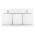 KLARSTEIN BON VIVANT BLANC, 90 CM, 630,5 M3/H, KOMINOVY DIGESTOR, CASOVAC, SKLO, 10026953