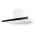 KLARSTEIN BON VIVANT NOIR, 90 CM, 630,5 M3/H, KOMINOVY DIGESTOR, CASOVAC, SKLO, 10026951