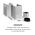KLARSTEIN DARYA, DIGESTOR, 60 CM, 310 M3/H, USLACHTILA OCEL, STRIEBORNY, 10033820