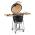 KLARSTEIN KINGSIZE, KAMADO GRIL, KERAMICKY, 21, UDENIE, POMALE PECENIE, NEREZOVA OCEL, 10028282