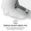 KLARSTEIN SABIA 90, DIGESTOR, 90 CM, 600 M3/H, LED, 3 UROVNE VYKONU, BIELY, 10032294