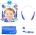 BUDDYPHONES INFLIGHT DETSKE SLUCHADLA S ADAPTEROM DO LIETADLA, MODRE, BP-IF-BLUE-01-K